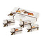 Turrón Spezialitäten Holzkiste 4 x 300g